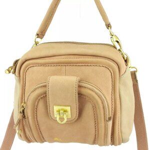 Jill By Jillstuart 2way Shoulder Bag Bicolor Pink Beige Authentic Used F1579